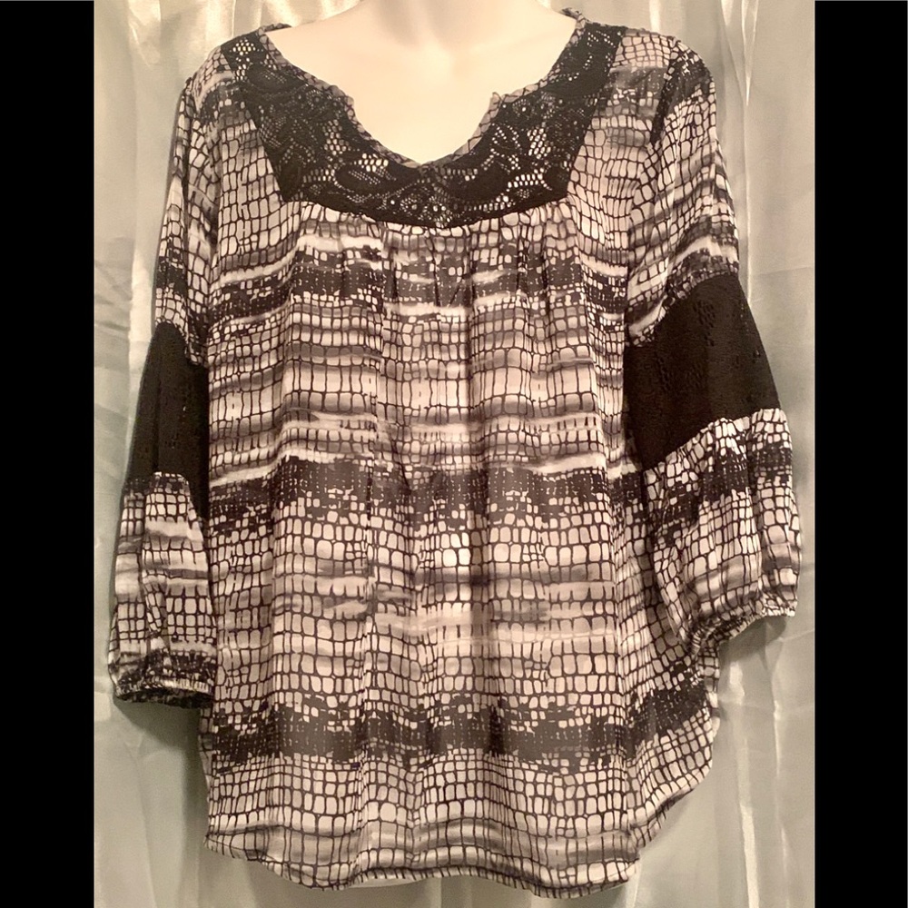 COMO Vintage Top/Tunic, Size Medium